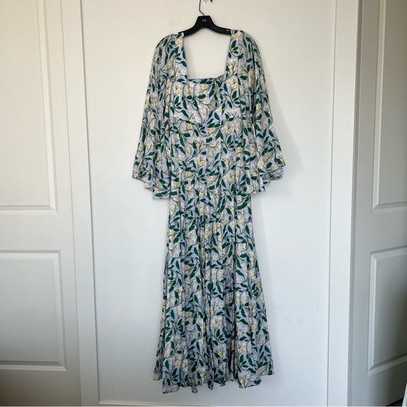 Agua by Agua Bendita Cumbia Maxi Dress in Blue - Picture 2 of 7